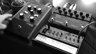 Volca FM+moogerfooger MF-104Z+Eventide SPACE