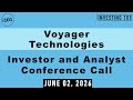 Voyager Technologies Investor and Analyst Conference Call | June 02, 2026