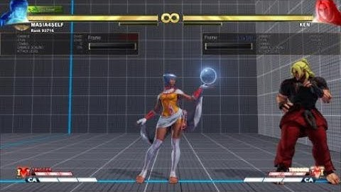 SFV Menat V-Trigger 1 Sample Combo #1