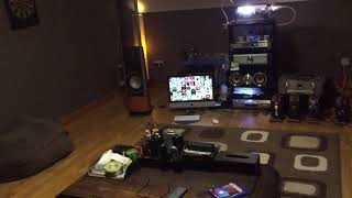 My Den Streaming Music System Martin Logan Clarity Musical Fidelity A5 Friends