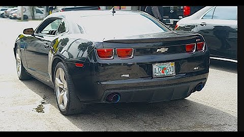 CAMARO SS Muffler Delete V8 ***Must Hear***