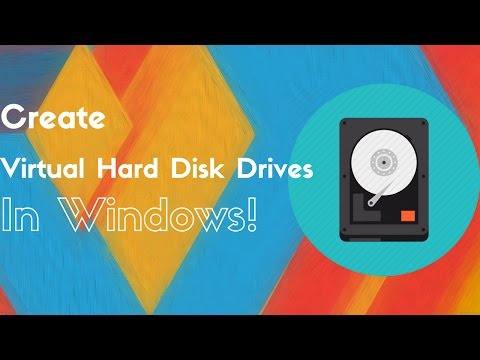 How to Create Virtual Hard Disk Drive in Windows!