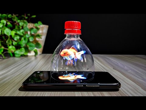 DIY Amazing 3D HOLOGRAM PROJECTOR From Plastic Bottle Build Sell Online