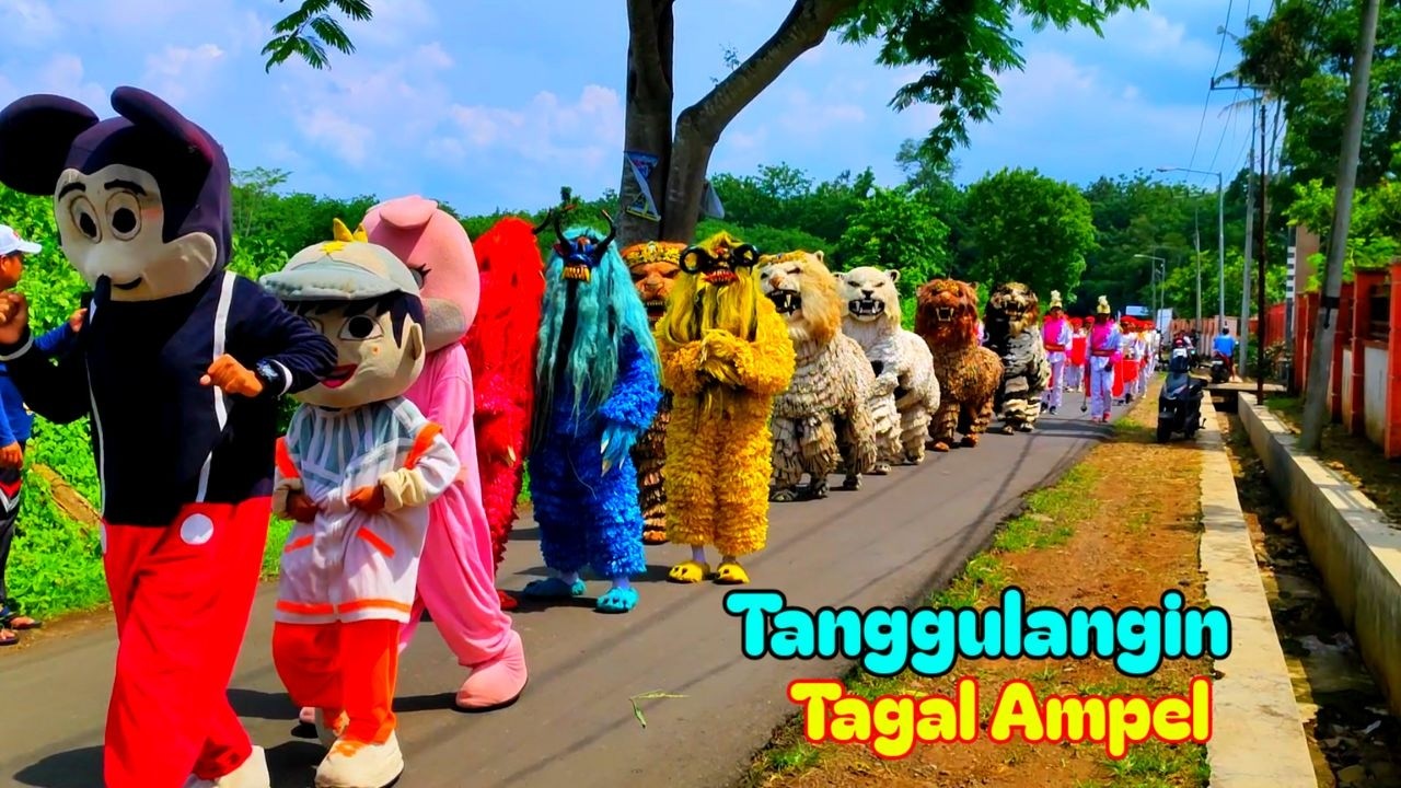 MERIAH ‼ Can macanan singo raung cilik di undang acara khitan tampil di Tanggulangin Tegal ampel
