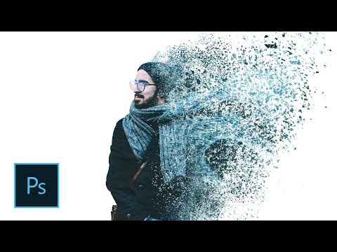 How to create particle dispersion effect | Photoshop Tutorial CS/CC | Hindi