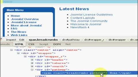 Joomla Template modification part 2 - by Norm Douglas