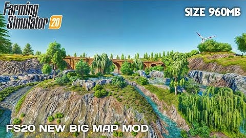 FS20 New Big Map Mod | 200+ mods | Size 960MB | FS20 Mod Apk | Farming Simulator 20 mods | FS20 Mod