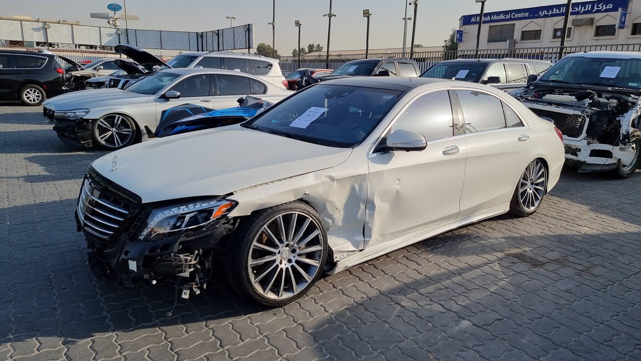 Luxury Wrecked Cars Auction In Dubai YouTube
