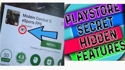 Top 10 HIDDEN & SECRET features of google playstore in hindi 2018