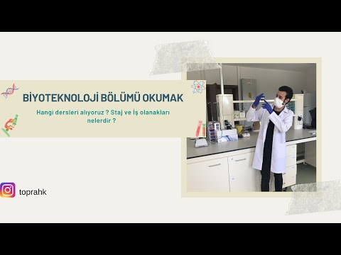 Biyoteknoloji Bölümünde okumak  (NEÜ) | Hangi dersleri alıyoruz ? Staj ve İş imkanları nelerdir ?