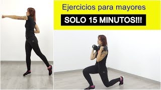 Ejercicios para personas mayores en casa - Solo 15 minutos