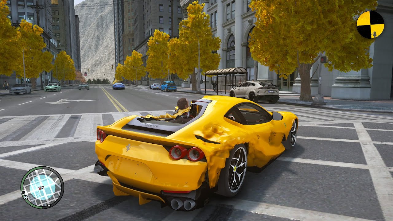 GTA 4 Crash Testing Real Car Mods Ep.110