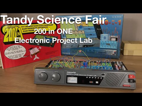 Tandy Science Fair 200 in 1 Electronic Project Kit