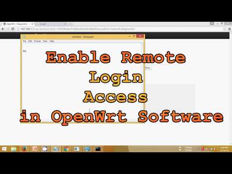 How to  enable Open Wrt Remote Login Access Configuration step to step