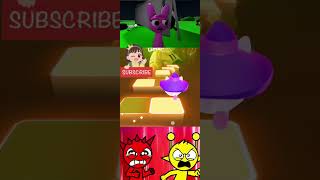 🔥 Perfect Tiles Hop Combo with SPRUNKI Beat 🎶😎 #shorts