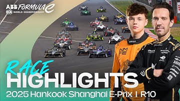 Drama All The Way To The Line! 🏁🍿 | 2025 Hankook Shanghai E-Prix Round 10 Highlights