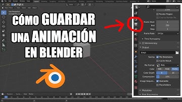 ¿Cómo guardar una animación en Blender?
