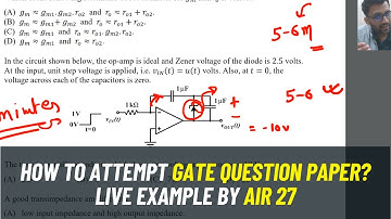 Attempting GATE Question Paper || PrepFusion || Himanshu Agarwal