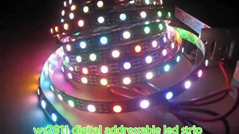 Arduino WS2811 led strip.avi