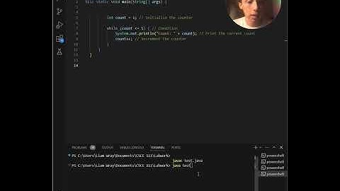 Using While Loops for Java (Video 5 for CSCE)