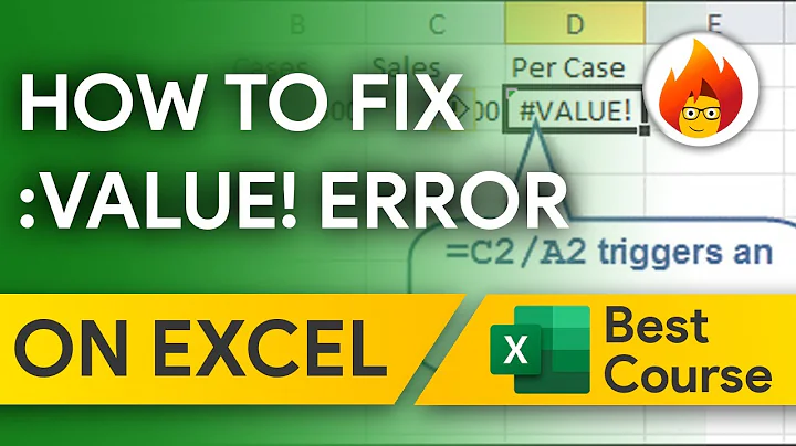 How to Fix: #VALUE! Error | Excel