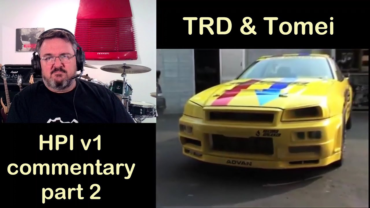HPI v1 director's commentary part 2 TRD, Tomei R34 GT-R - YouTube