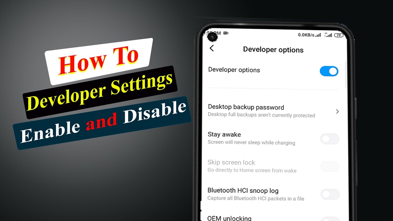 Developer Option । How to Developer Settings Enable and Disable in ...