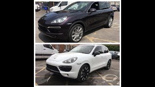 Amazing Porsche Cayenne 958 Wrapped In White Diamond - Huzzy Vlogs