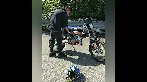 ktm 125cc grippato (no clickbait) #motogrippata #bestemmie