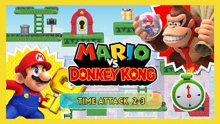 Mario 🍄 VS Donkey Kong 🦍: Level 2-3 TIME ATTACK (Speed run challenge) Donkey Kong Jungle Walkthrough screenshot 5