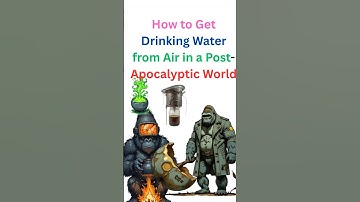 How to Get Drinking Water from Air in a Post Apocalyptic World