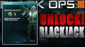 NEW CONTRACTS! How To UNLOCK "BLACKJACK" 10th Specialist in Black Ops 3!