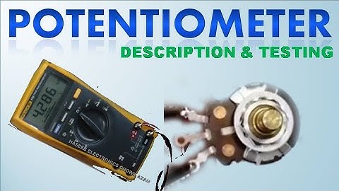 What is POTENTIOMETER Variable Resistor, Rheostat Function and Testing Haseeb Electronics