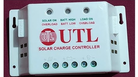 UTL Solar Charge Controller (PWM) 12V/24V, 10Amp with USB Charging Socket
