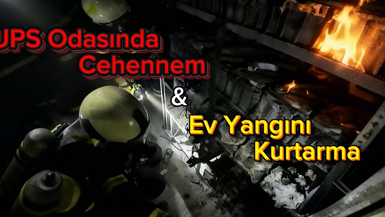 UPS Odasında Cehennem! | UPS Battery Fire Inside Factory! Firefighters in Action | EN Subtitles