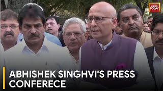 Arvind Kejriwal's Counsel Abhishek Manu Singhvi Addresses A Press Conference | India Today News