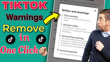 Account ban warning First warning ⚠️ problem solved 💪 | Strikes and warnings✅