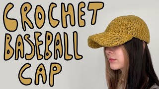 How to Crochet over a Baseball Cap (Crochet Baseball Cap Tutorial) Alexandria Masse