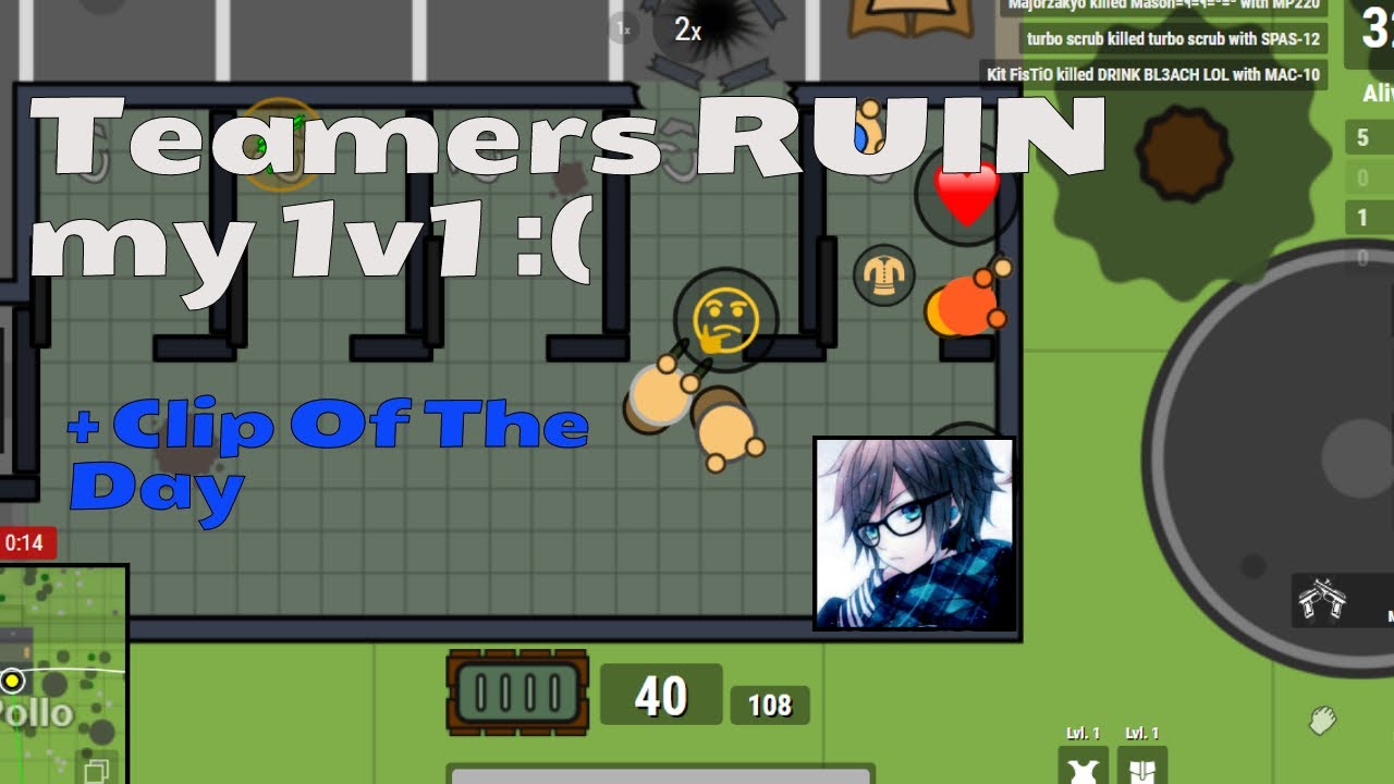 TEAMERS Ruin Pro 1v1| Surviv.io 1v1