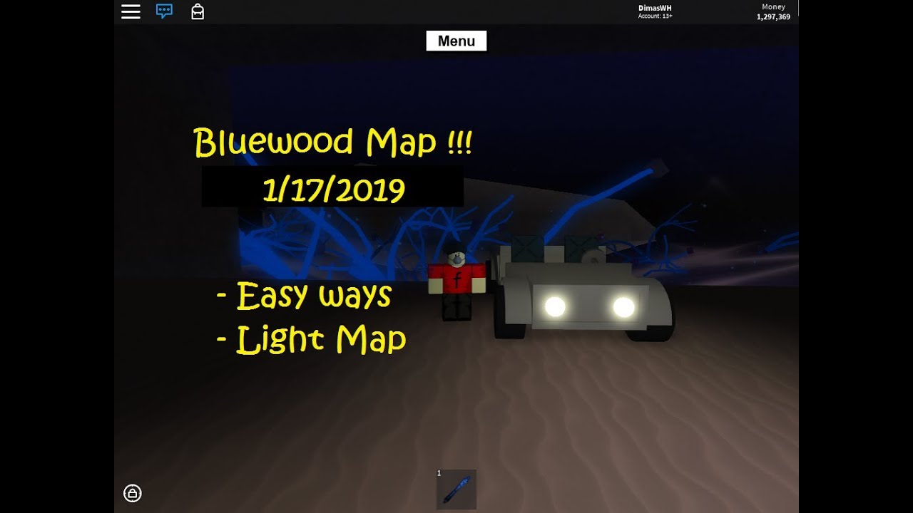 Bluewood Map Light Map 17 January 2019 Roblox Lumber Tycoon 2 Youtube - blue wood roblox map