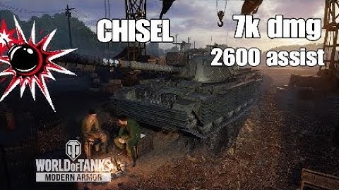 World of Tanks PS4/XBOX | CHISEL | 9600 combined dmg | M