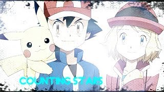 Pokemon Ash And Serena Counting Stars Amv