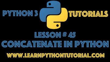 Python Tutorial: How To Concatenate in Python? #45