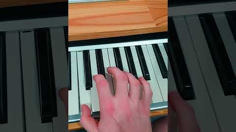How to play the Major and Minor Pentatonic Scales on the Piano