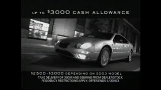 2003 Chrysler 300M, Sebring, & PT Cruiser Car Commercial