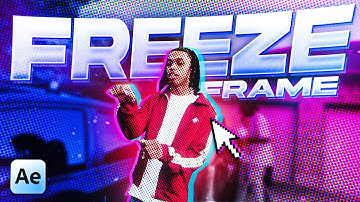 create SUPER DOPE FREEZE FRAME EFFECT in After Effects