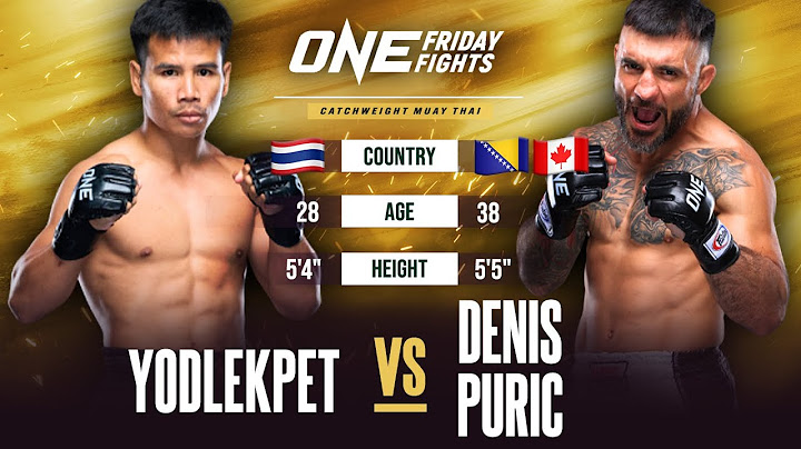 This Muay Thai Fight Got Heated 👀🔥 Yodlekpet vs. Denis Puric