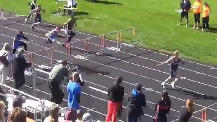 Myron Anderson, 110M Hurdles, District Final, 14 9...