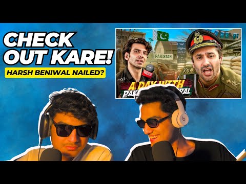 Pakistani Duo Reacts to 'A Day with a Pakistani General' | Harsh Beniwal