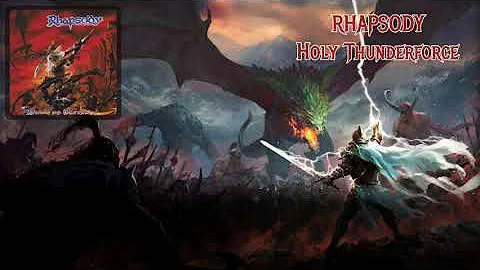 Rhapsody - Holy Thunderforce (lyrics on screen)